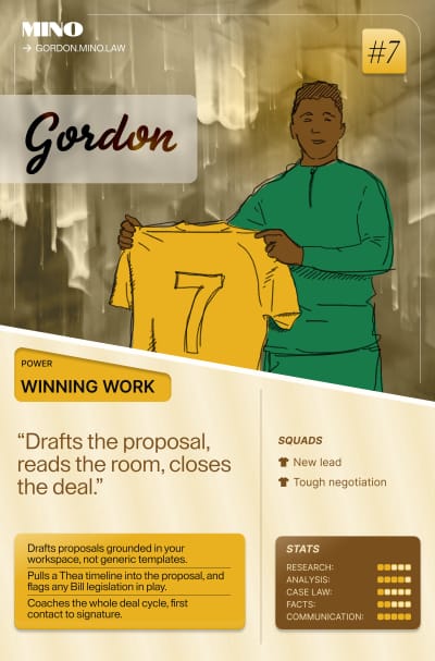 Gordon agent card