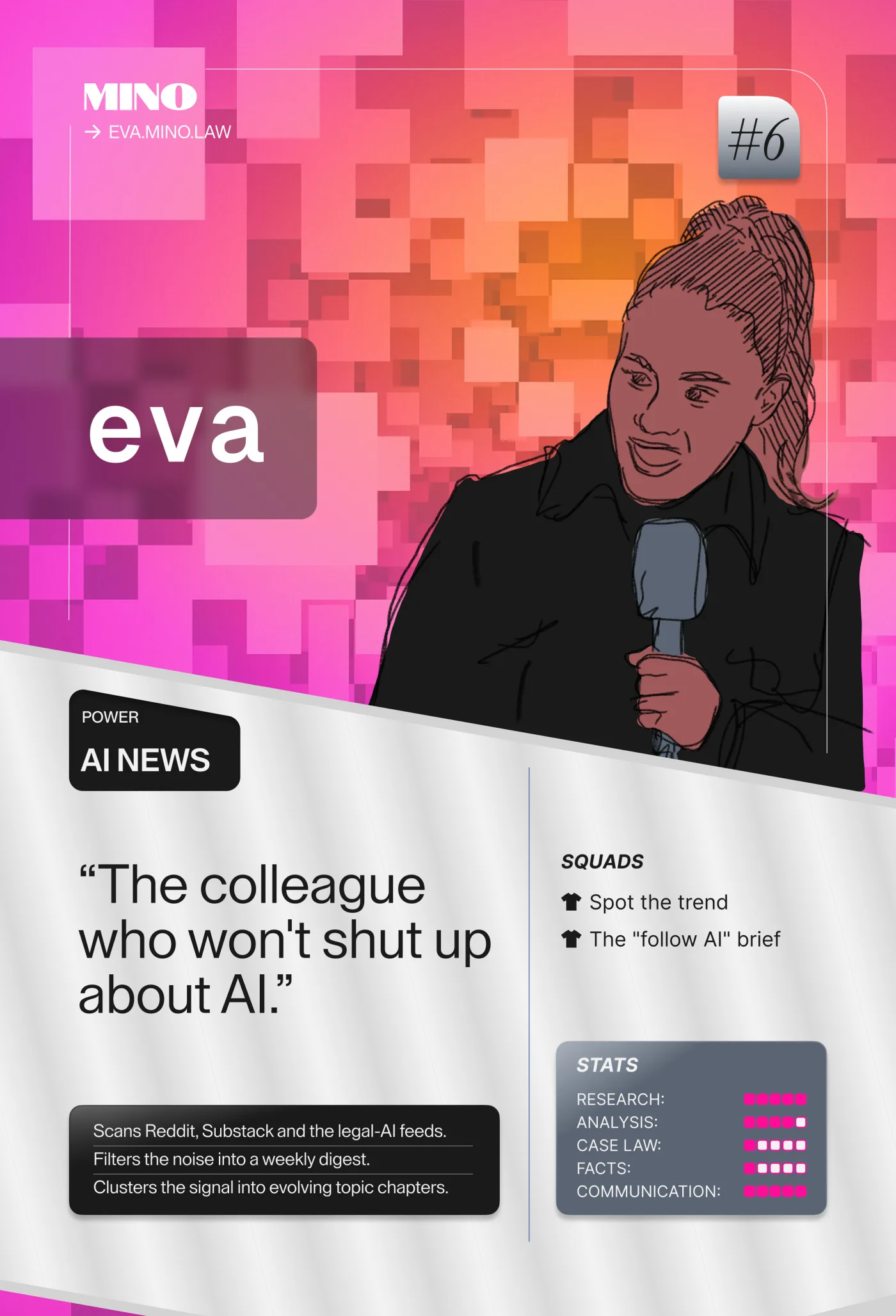 Eva, community build door Maurits Fornier, https://eva.mino.law
