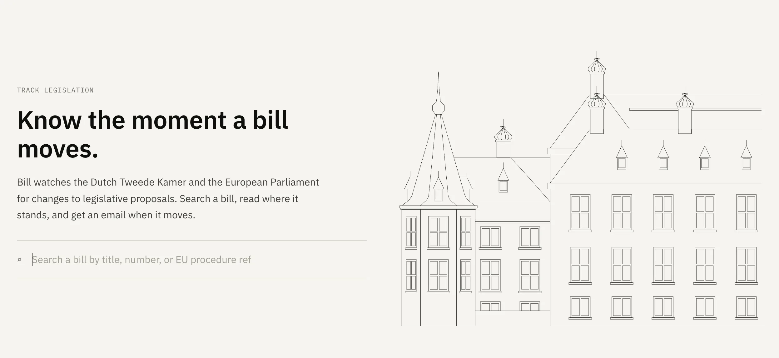 Introducing Bill: get notified when a law your case relies on is about to change